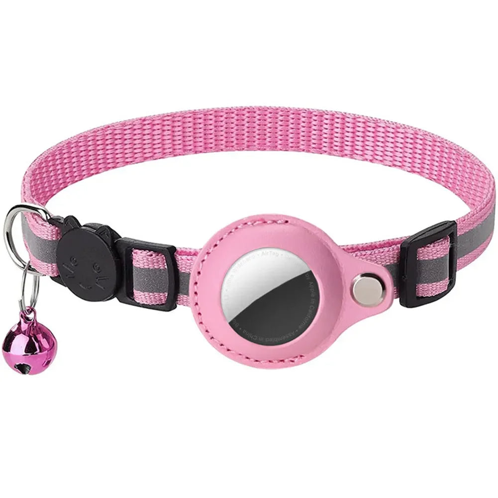Apple AirTag Reflective Cat Collar – Keep Your Cat Safe & Trackable